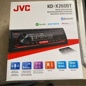JVC KD-X260BT Digital Media Receiver - Black